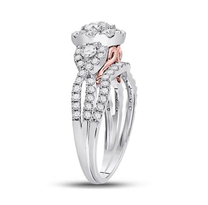 Thumbnail: 1.50 CTW Certified Diamond Bridal Set