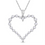 Thumbnail: 1.00 CTW Diamond Heart Pendant