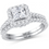 Thumbnail: 1.51 CTW (1.00 CTR) Diamond Tasha R Bridal Set