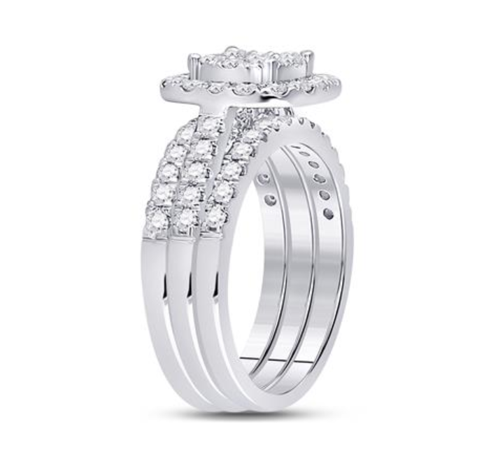 Thumbnail: 1.50 CTW Diamond Bridal Three Piece Set