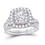 Thumbnail: 2.00 CTW Certified Diamond Bridal Set