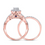Thumbnail: 1.00 CTW Certified Diamond Bridal Set