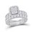 Thumbnail: 2.20 CTW Diamond Bridal Set