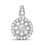 Thumbnail: 0.50 CTW Diamond Composite Pendant