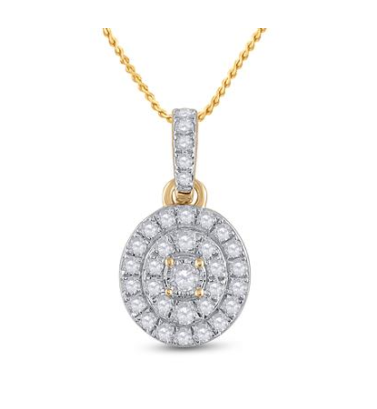 Thumbnail: 0.35 CTW Diamond Composite Pendant