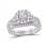 Thumbnail: 1.00 CTW Certified Diamond Bridal Set