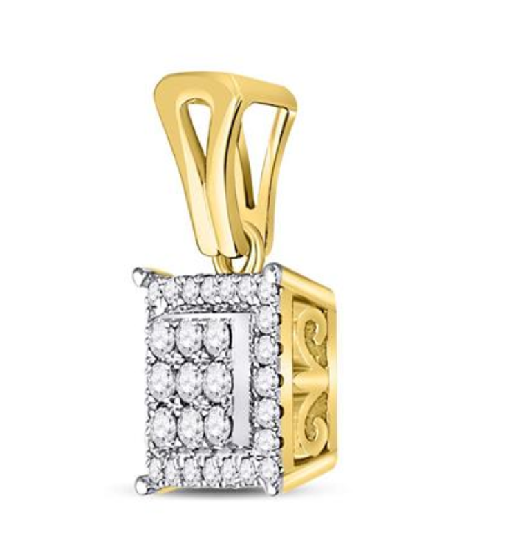 Thumbnail: 0.50 CTW Diamond Composite Pendant