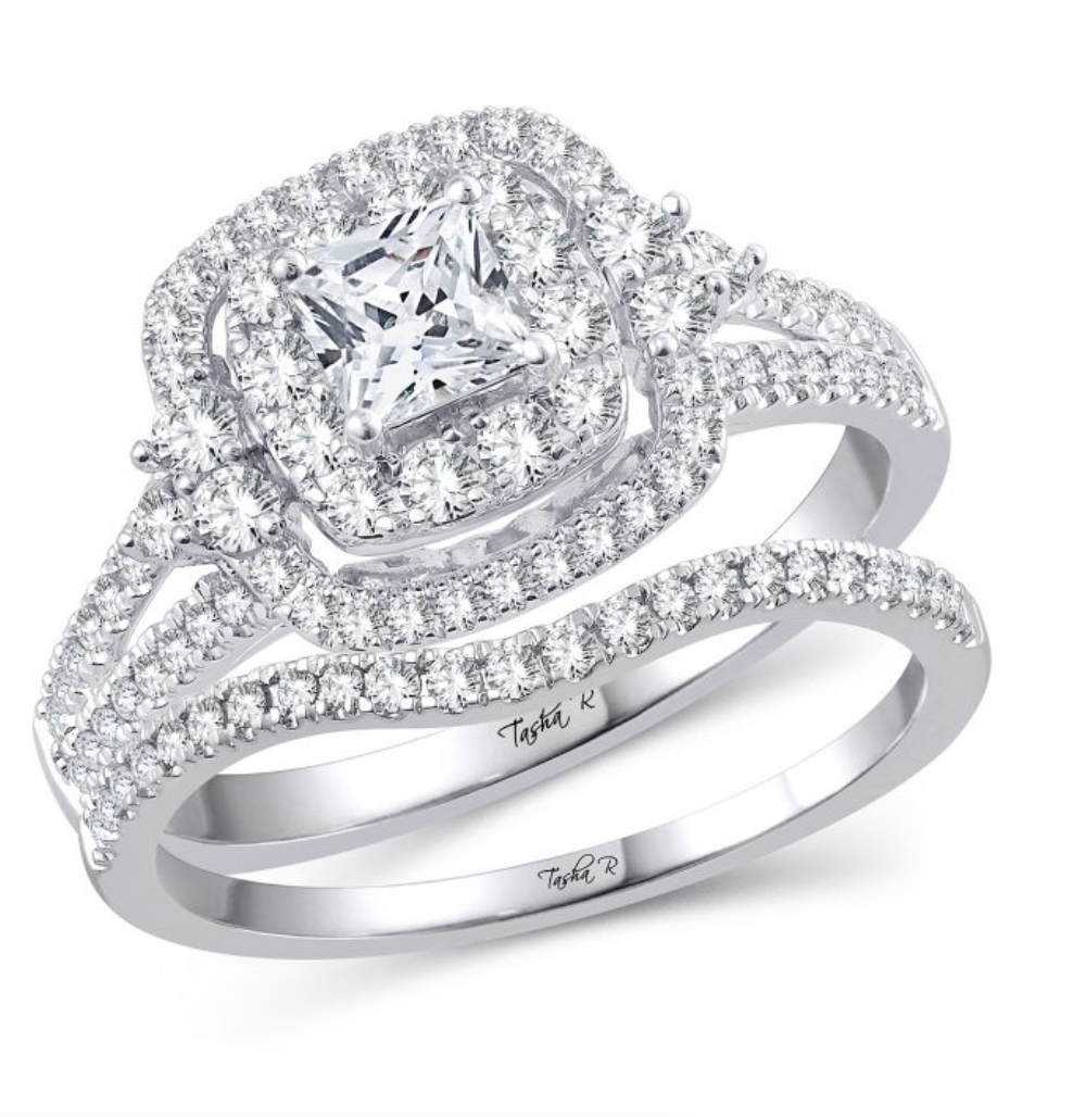 1.00 CTW (0.33 CTR) Diamond Bridal Set in 14KT Gold