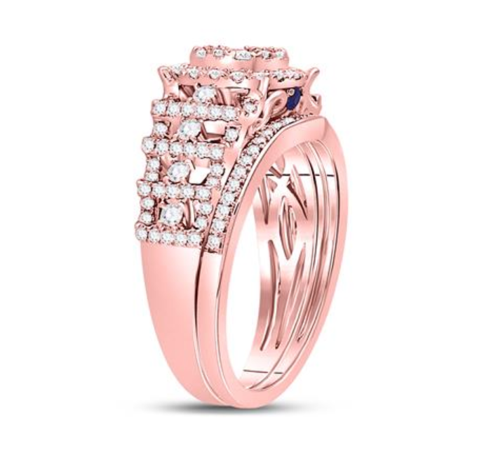 Thumbnail: 1.00 CTW Diamond Bridal Set