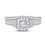 Thumbnail: 1.00 CTW Certified Diamond Bridal Set