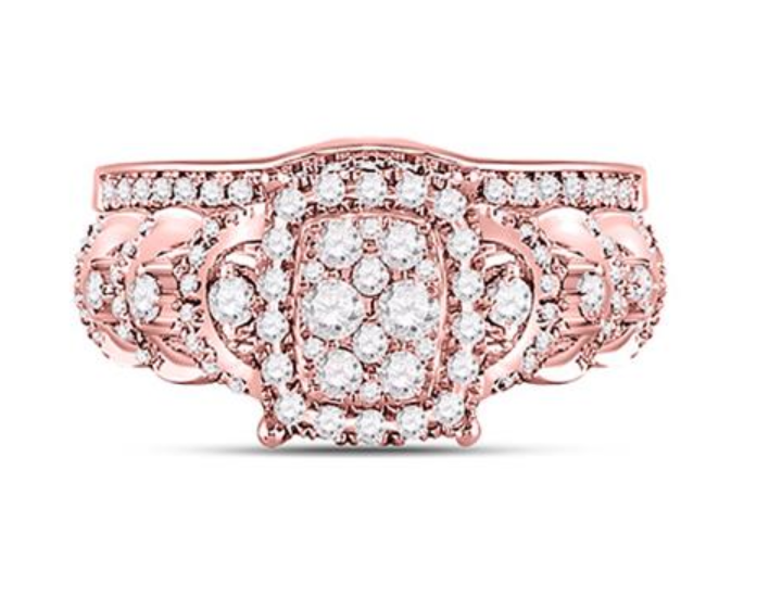 Thumbnail: 1.00 CTW Diamond Bridal Set