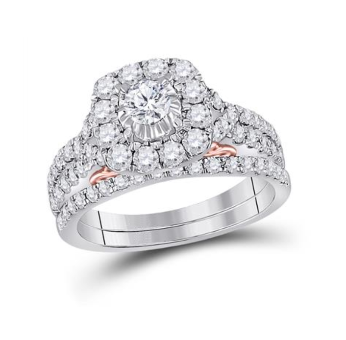 1.50 CTW Certified Diamond Bridal Set