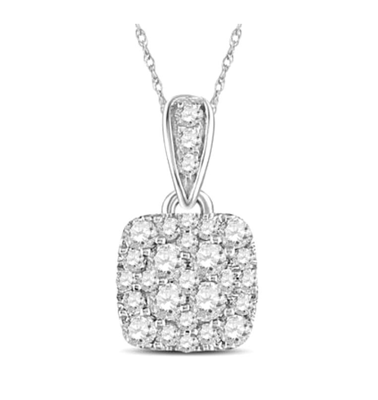Thumbnail: 0.50 CTW Diamond Composite Pendant