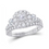 Thumbnail: 2.00 CTW Certified Diamond Bridal Set