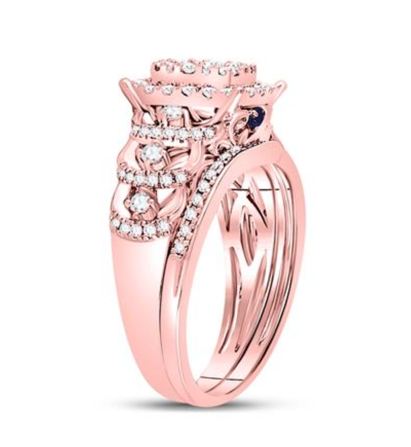 Thumbnail: 1.00 CTW Diamond Bridal Set