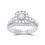 Thumbnail: 1.00 CTW Certified Diamond Bridal Set