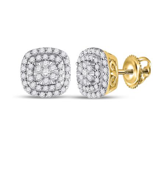 Thumbnail: 0.50 CTW Diamond Composite Stud Earrings