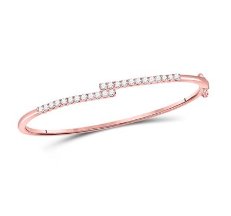Thumbnail: 1.00 CTW Diamond Bangle Bracelet