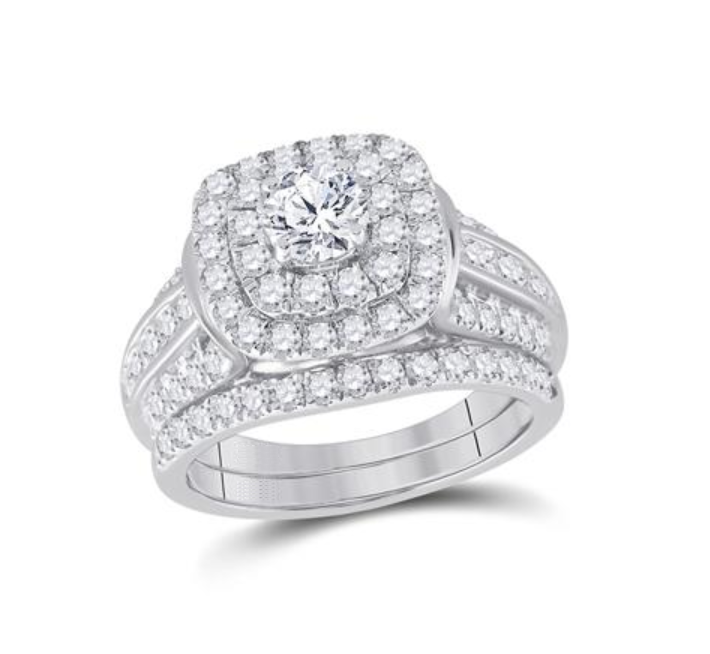 Thumbnail: 2.00 CTW Certified Diamond Bridal Set