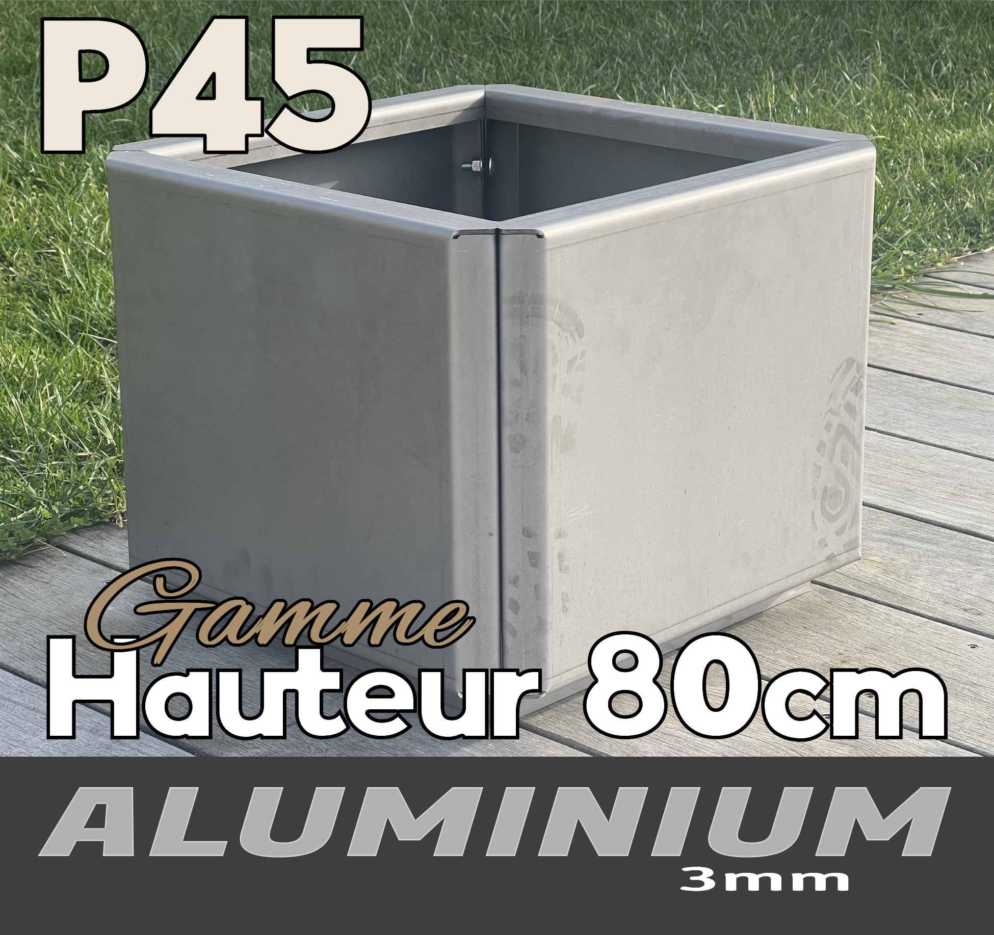 Bac Aluminium P45