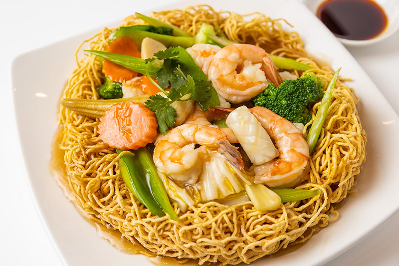 Arranged Food and Objects