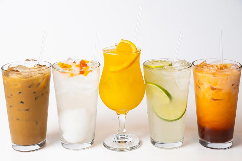 Arranged Food and Objects