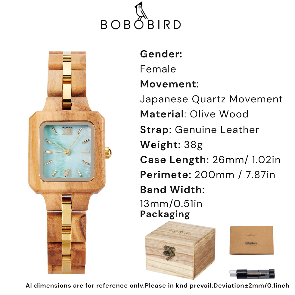 Thumbnail: Women's Luxury Watch - BOBOBIRD
