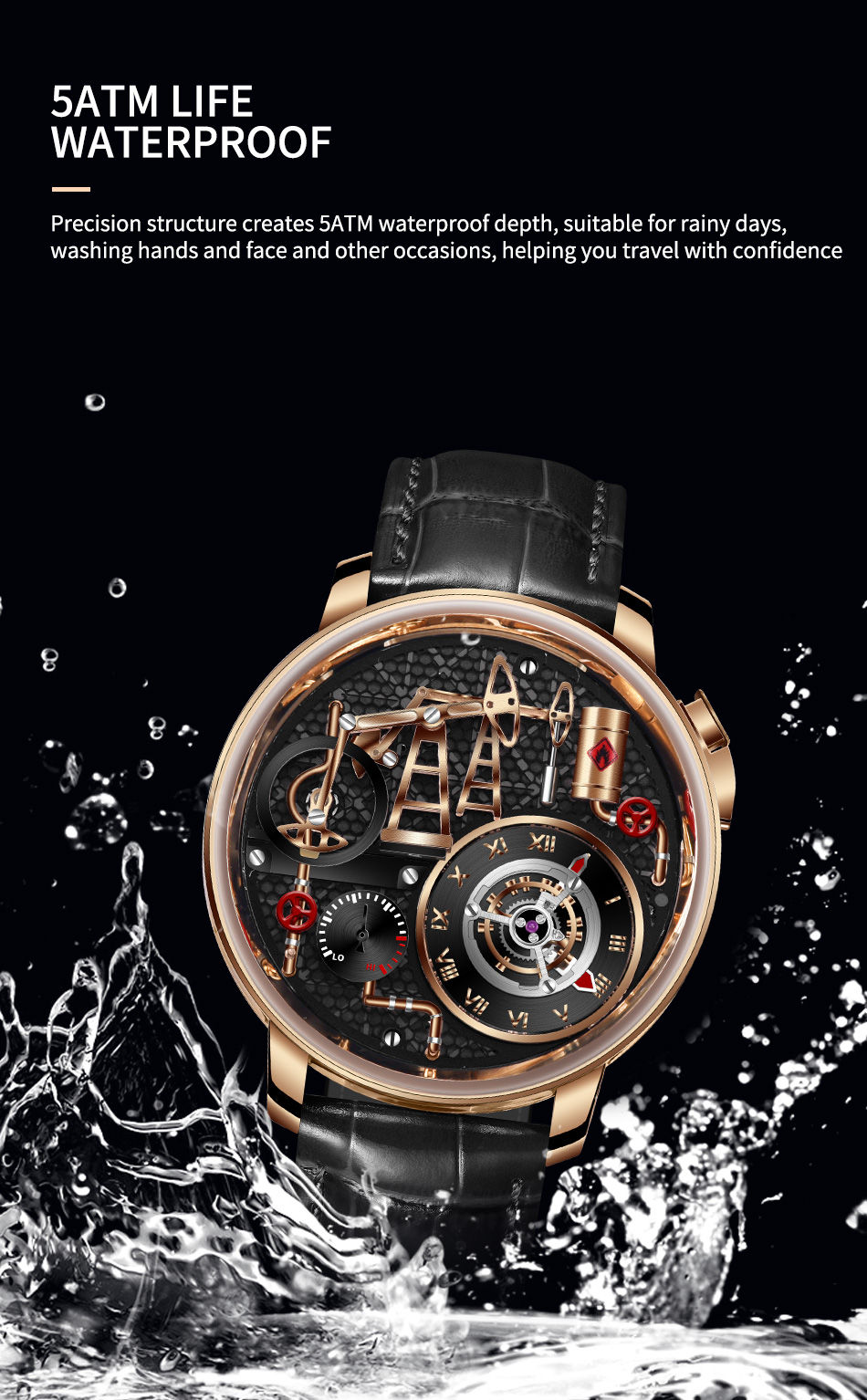 Thumbnail: Men's Luxury Watch - PINDU