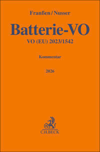 Batterie-VO: VO (EU) 2023/1542. Kommentar.