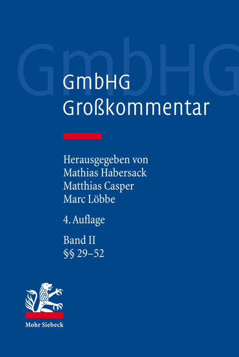 GmbHG - Gesetz betreffend die Gesellschaften mit beschränkter Haftun…4. Aufl.