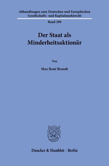 Der Staat als Minderheitsaktionär.