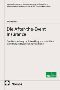 Die After-the-Event Insurance: Eine Untersuchung zur Entwicklung und…