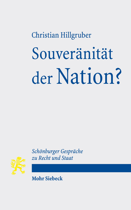 Souveränität der Nation? Die politische und rechtliche Schlüsselfrag…