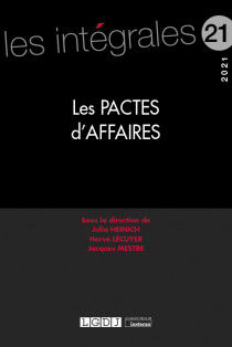 Les pactes d'affaires.