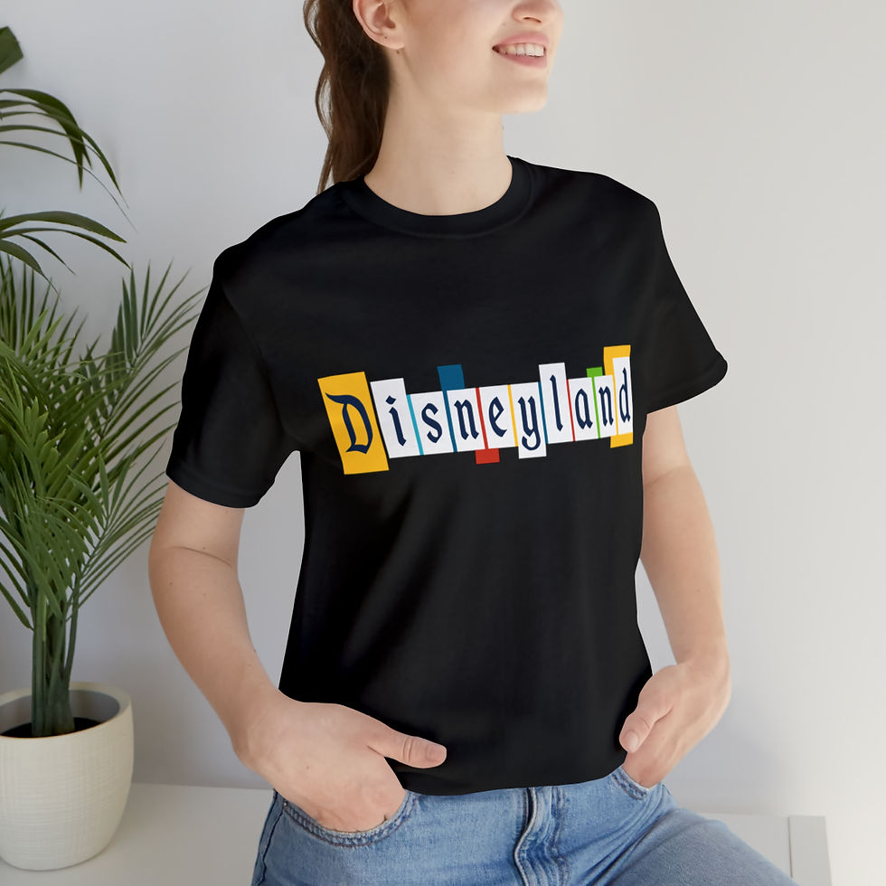 Thumbnail: Disneyland welcome sign marquee primary colors T-shirt