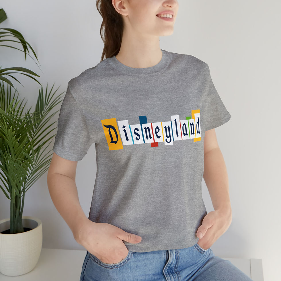 Thumbnail: Disneyland welcome sign marquee primary colors T-shirt
