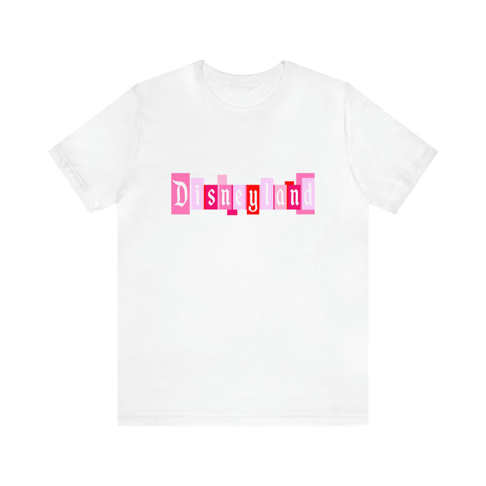 Thumbnail: Disneyland pink welcome sign marquee  T-shirt 