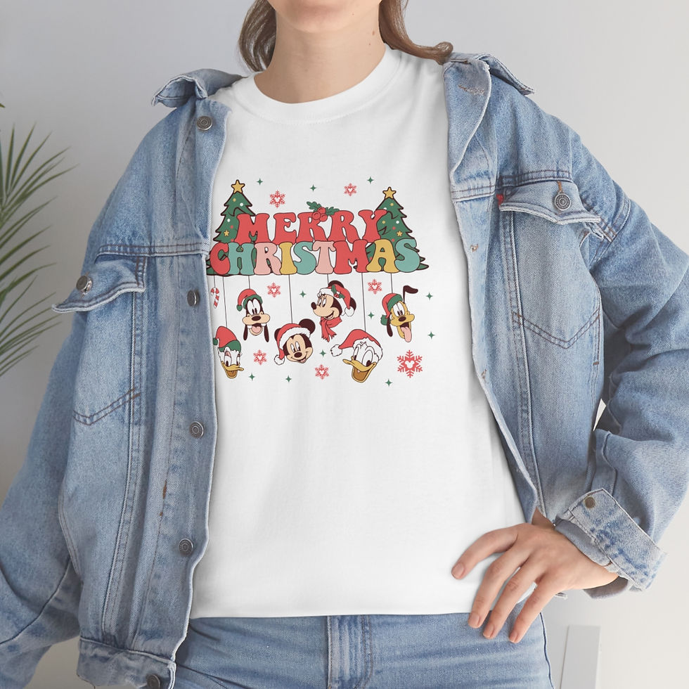 Thumbnail: Disney Gang Merry Christmas Unisex Shirt