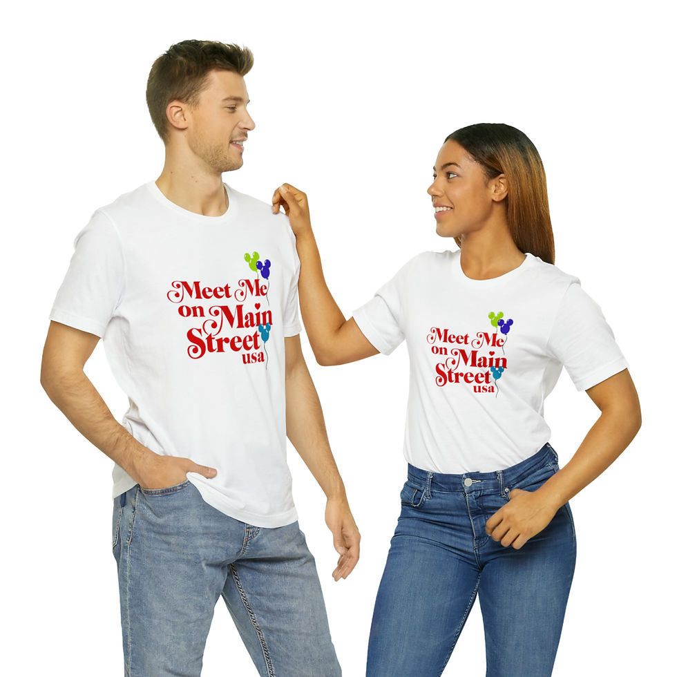 Thumbnail: Meet Me On Main Street USA Unisex Jersey Short Sleeve Tee