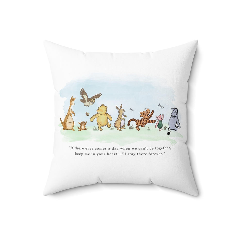 Thumbnail: Classic Pooh & Friends Pillow-Nursery-Child's Room- Nursery 