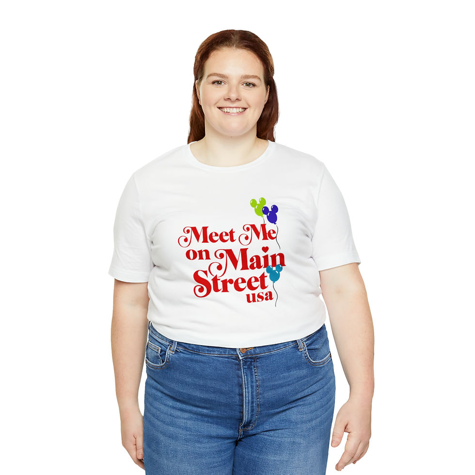 Thumbnail: Meet Me On Main Street USA Unisex Jersey Short Sleeve Tee