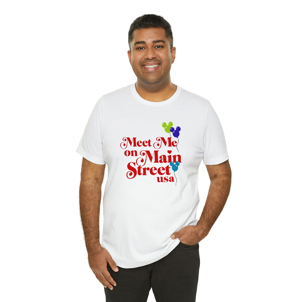 Thumbnail: Meet Me On Main Street USA Unisex Jersey Short Sleeve Tee