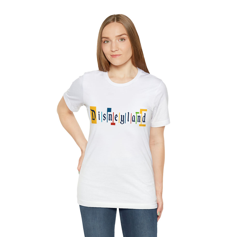 Thumbnail: Disneyland welcome sign marquee primary colors T-shirt