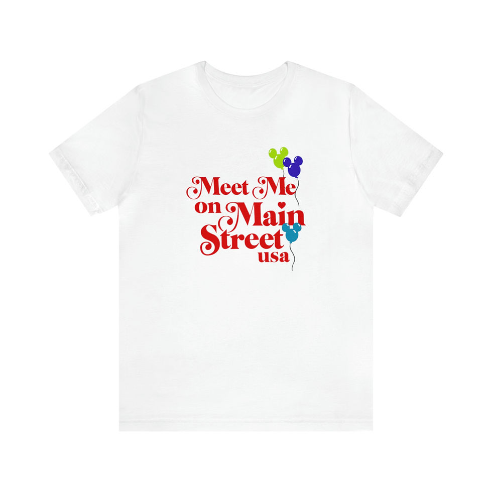 Thumbnail: Meet Me On Main Street USA Unisex Jersey Short Sleeve Tee