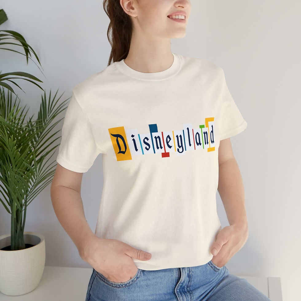 Thumbnail: Disneyland welcome sign marquee primary colors T-shirt