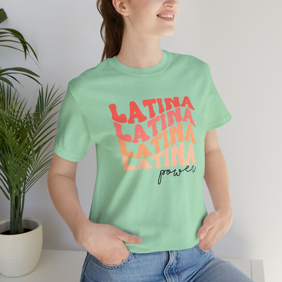 Thumbnail: Latina Power Jersey Short Sleeve T-shirt