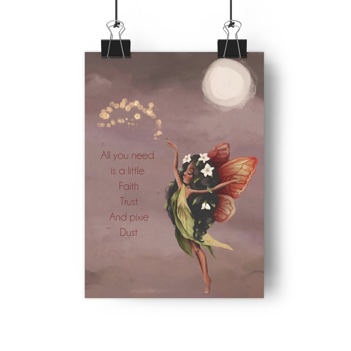 Emerald Fairy Giclée Art Print 