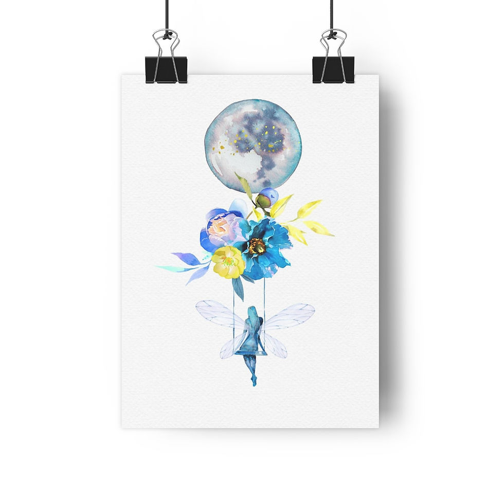 Thumbnail: Fairy Moon Giclée Art Print 