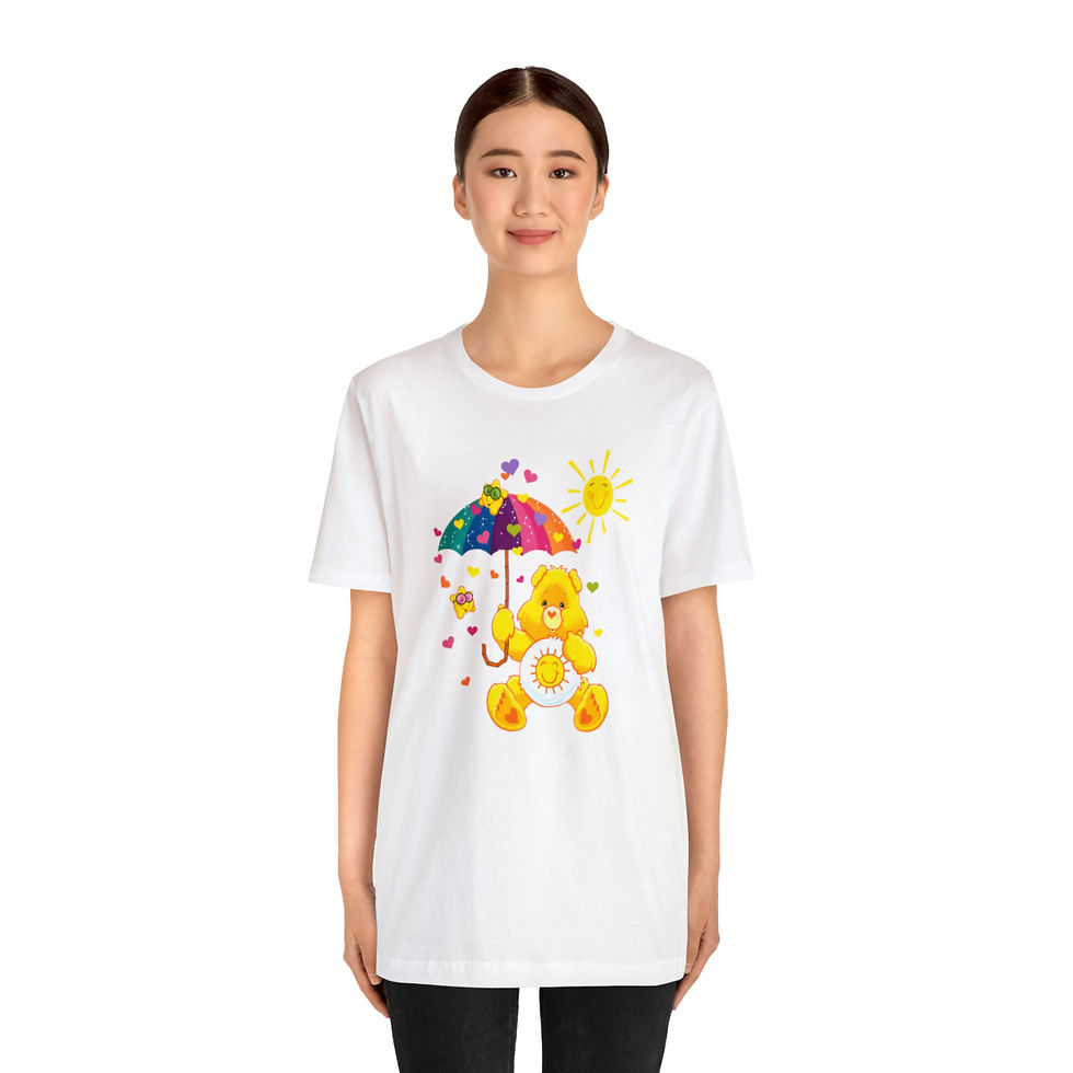 Thumbnail: Funshine Care Bear Adult Heavy Cotton Unisex Jersey Short Sleeve T-shirt