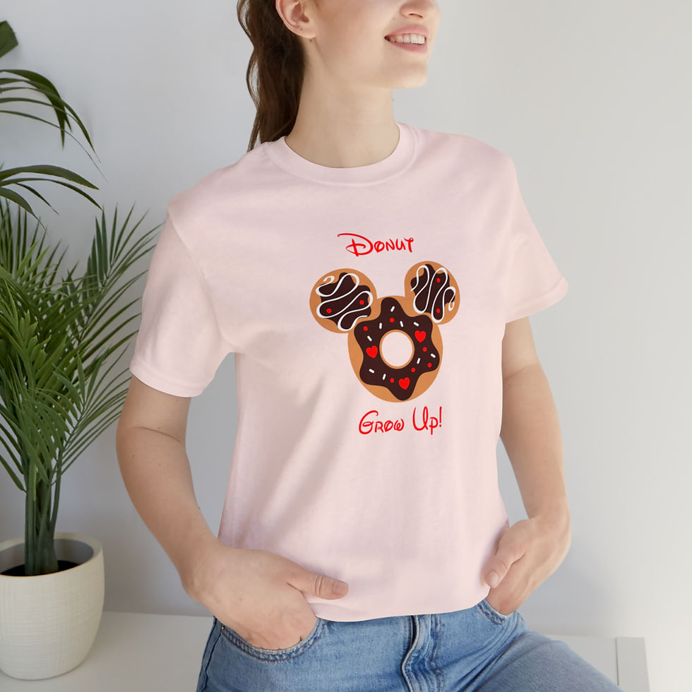 Thumbnail: Mickey Head Donut Grow Up! Unisex Jersey Short Sleeve Tee